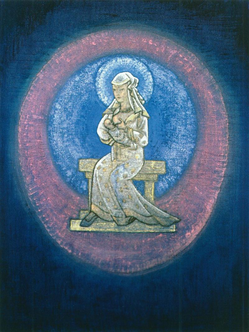 Н.К. Рерих. Матерь Турфана. 1924